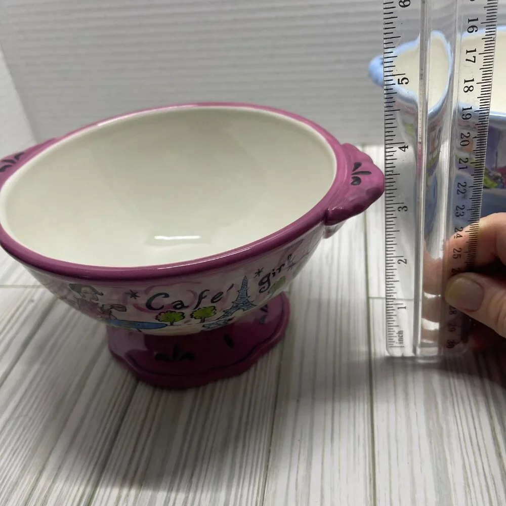 Set of Two Jennifer Brinley Certified International Bowls